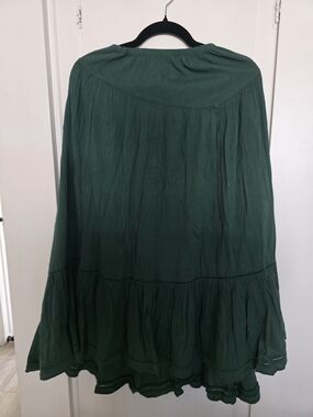 Aerie Green Maxi Skirt